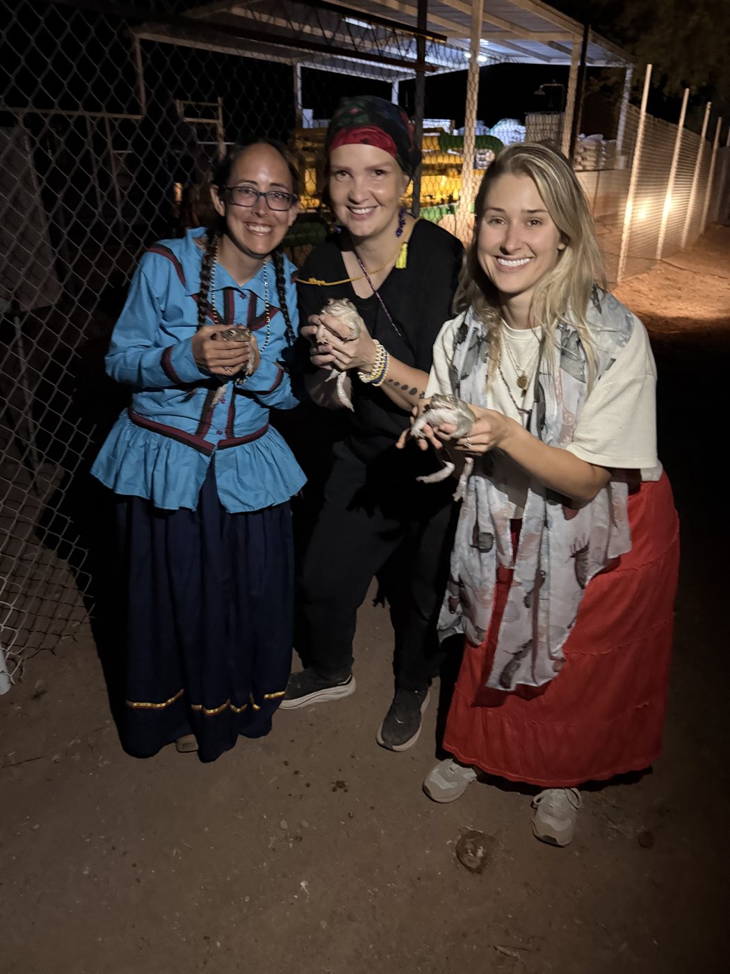 With the medicine in the Sonoran desert