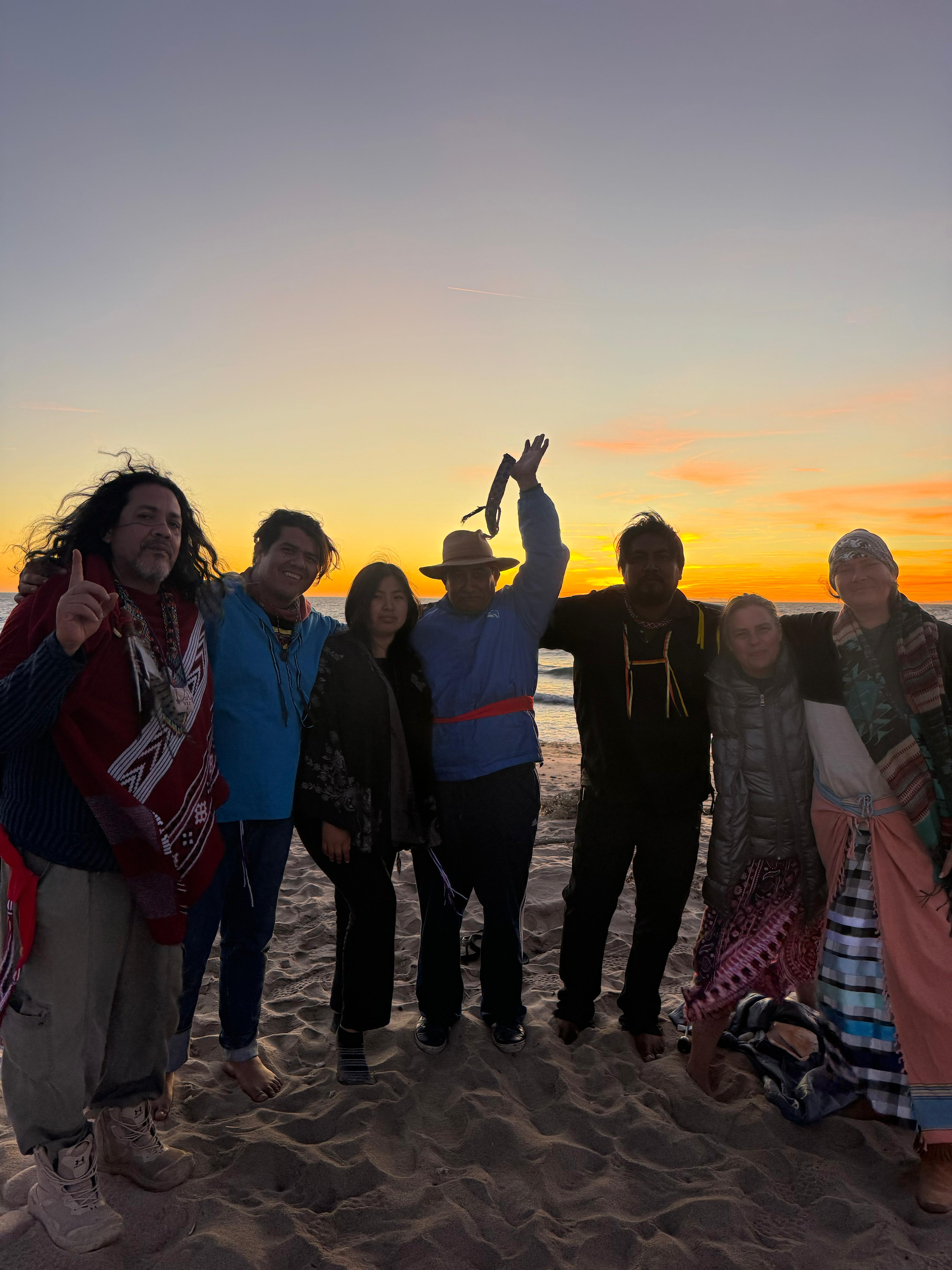 A moment from the journey with the Comcaac in Sonora