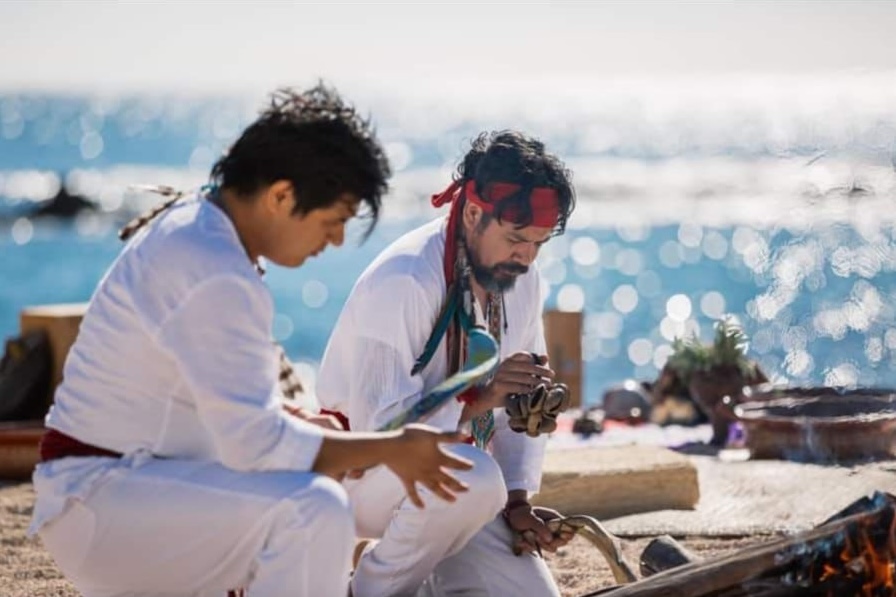 A moment from the journey with the Comcaac in Sonora