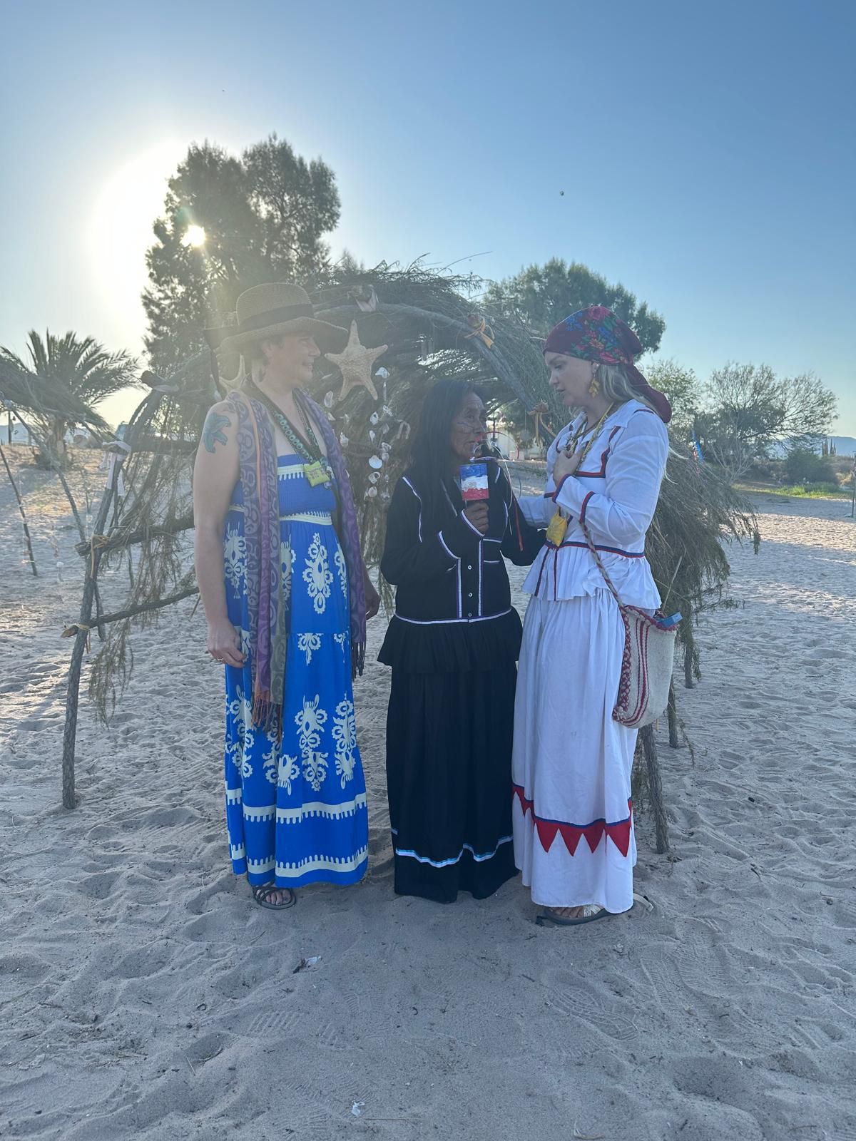 A moment from the journey with the Comcaac in Sonora