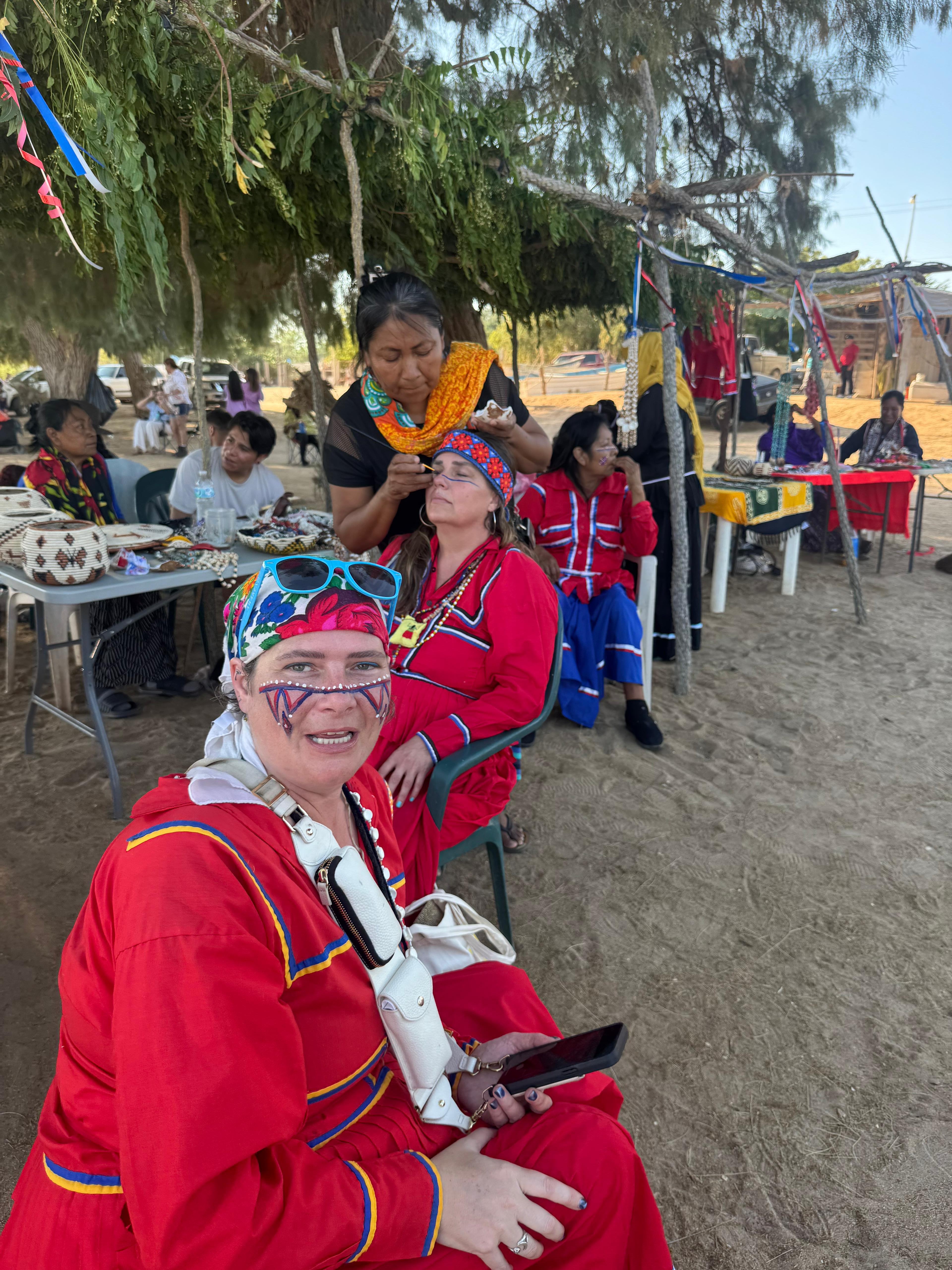 A moment from the journey with the Comcaac in Sonora