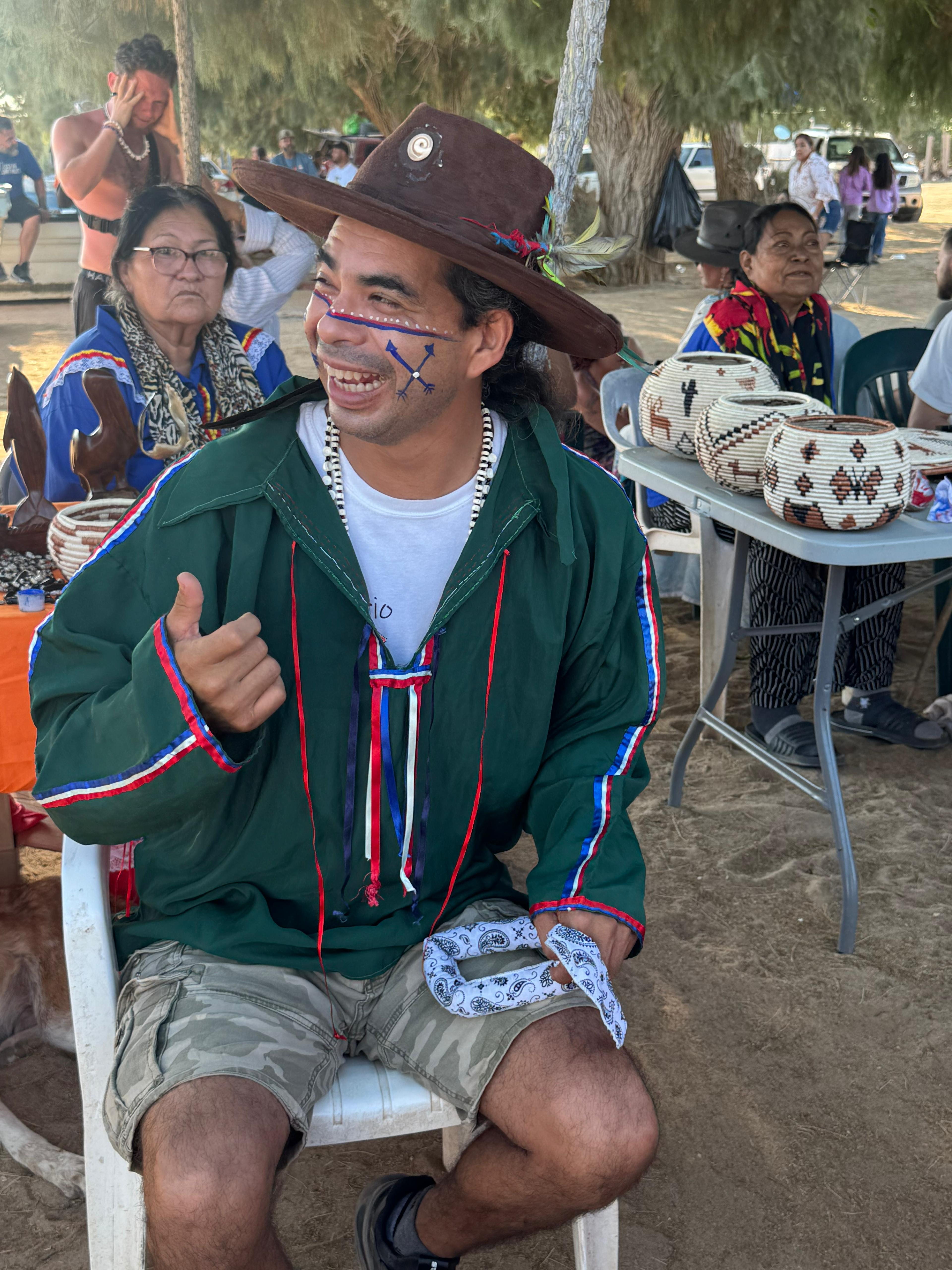 A moment from the journey with the Comcaac in Sonora