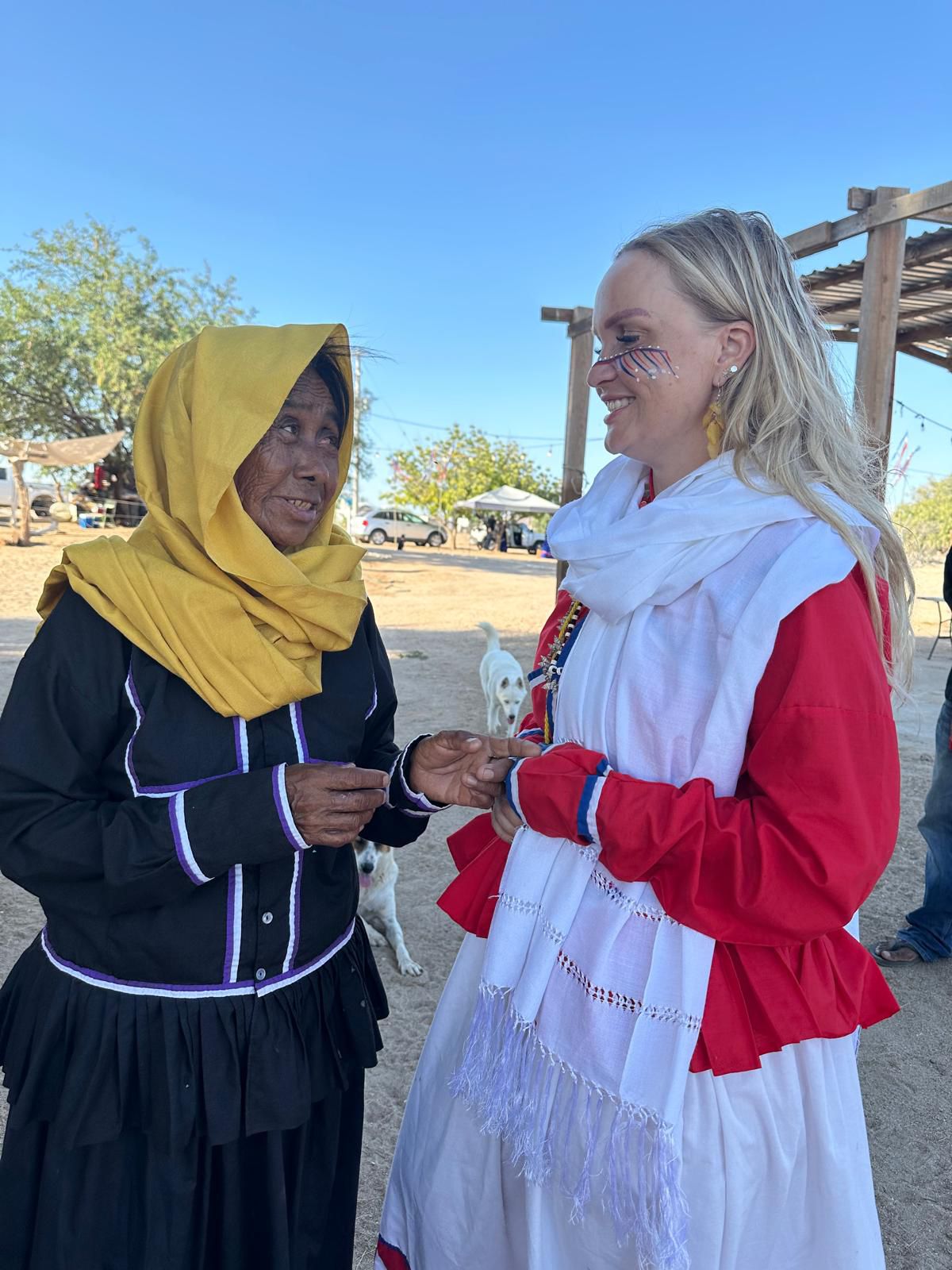 A moment from the journey with the Comcaac in Sonora