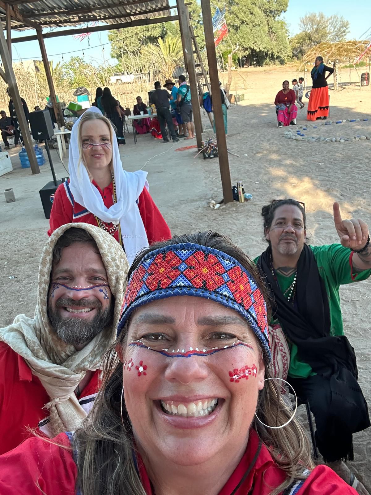 A moment from the journey with the Comcaac in Sonora
