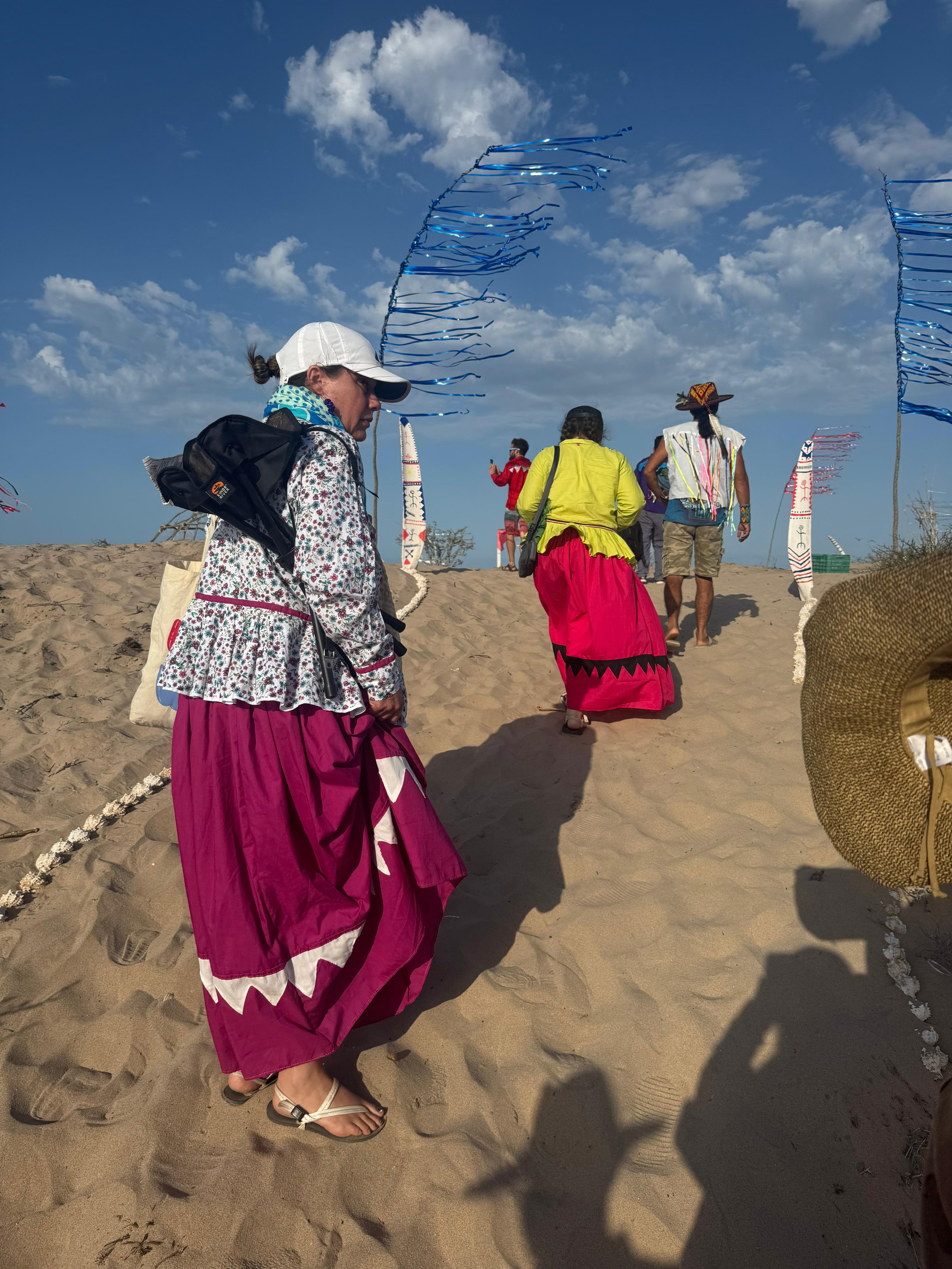 A moment from the journey with the Comcaac in Sonora