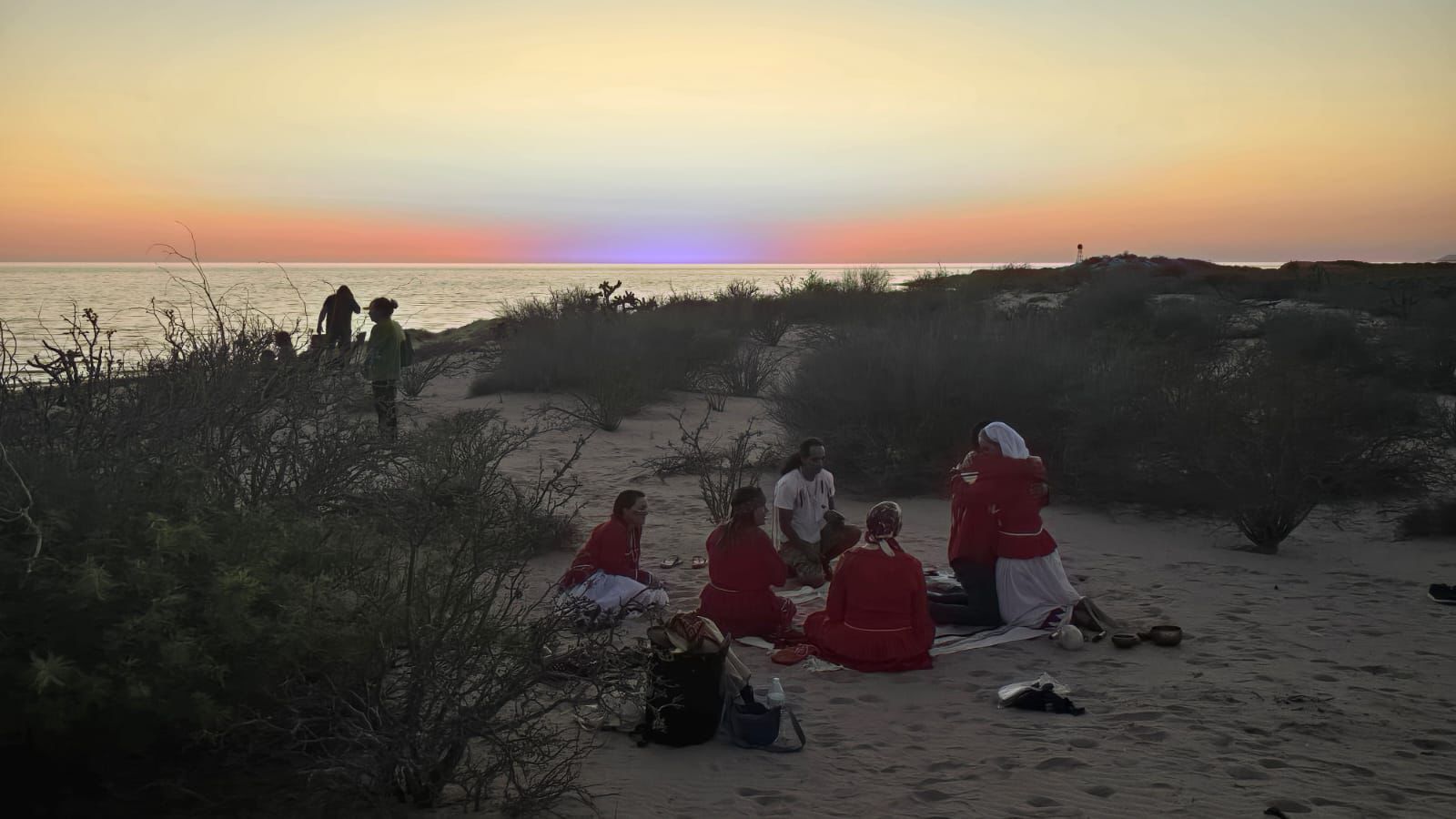 A moment from the journey with the Comcaac in Sonora