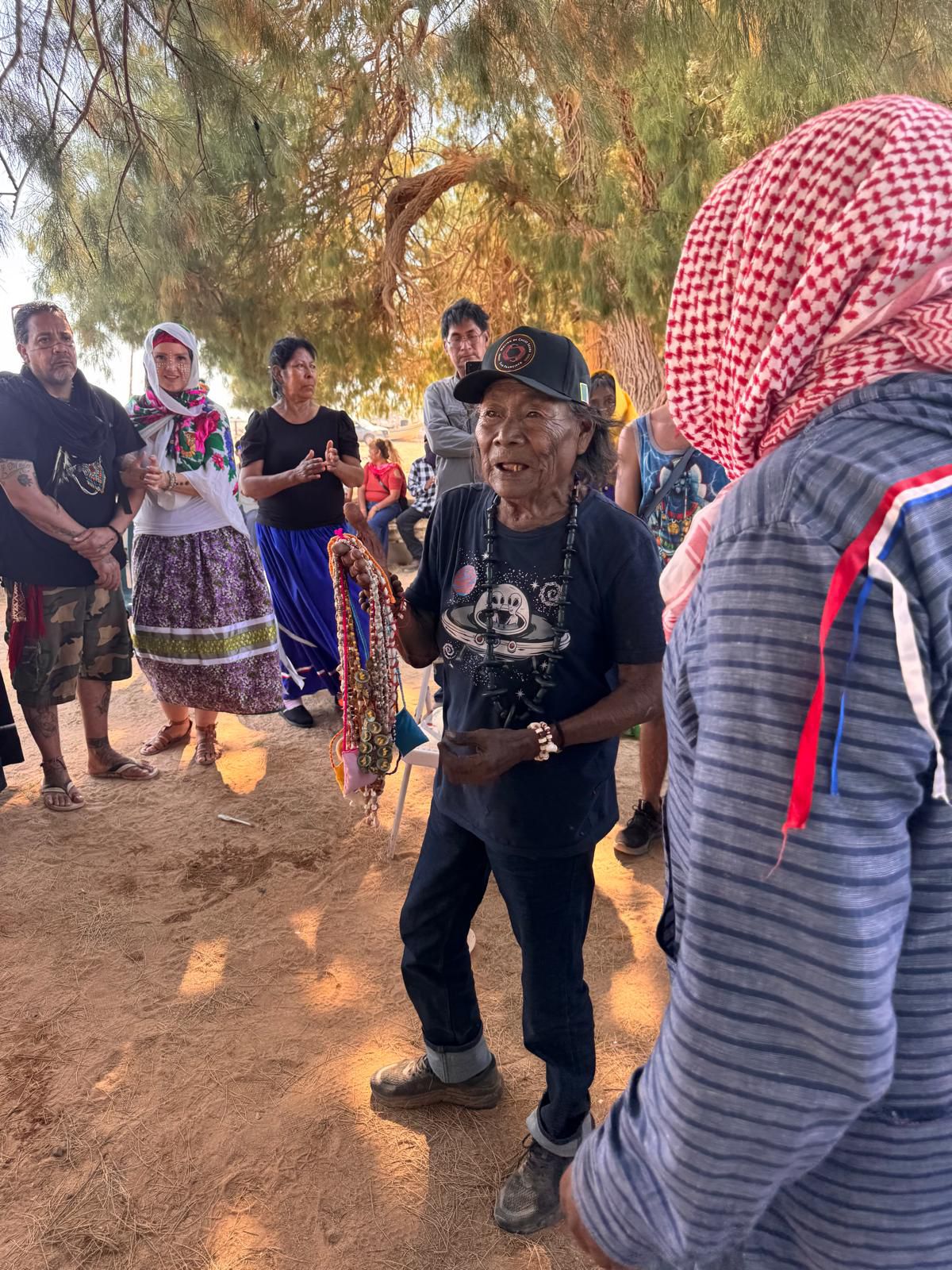 A moment from the journey with the Comcaac in Sonora