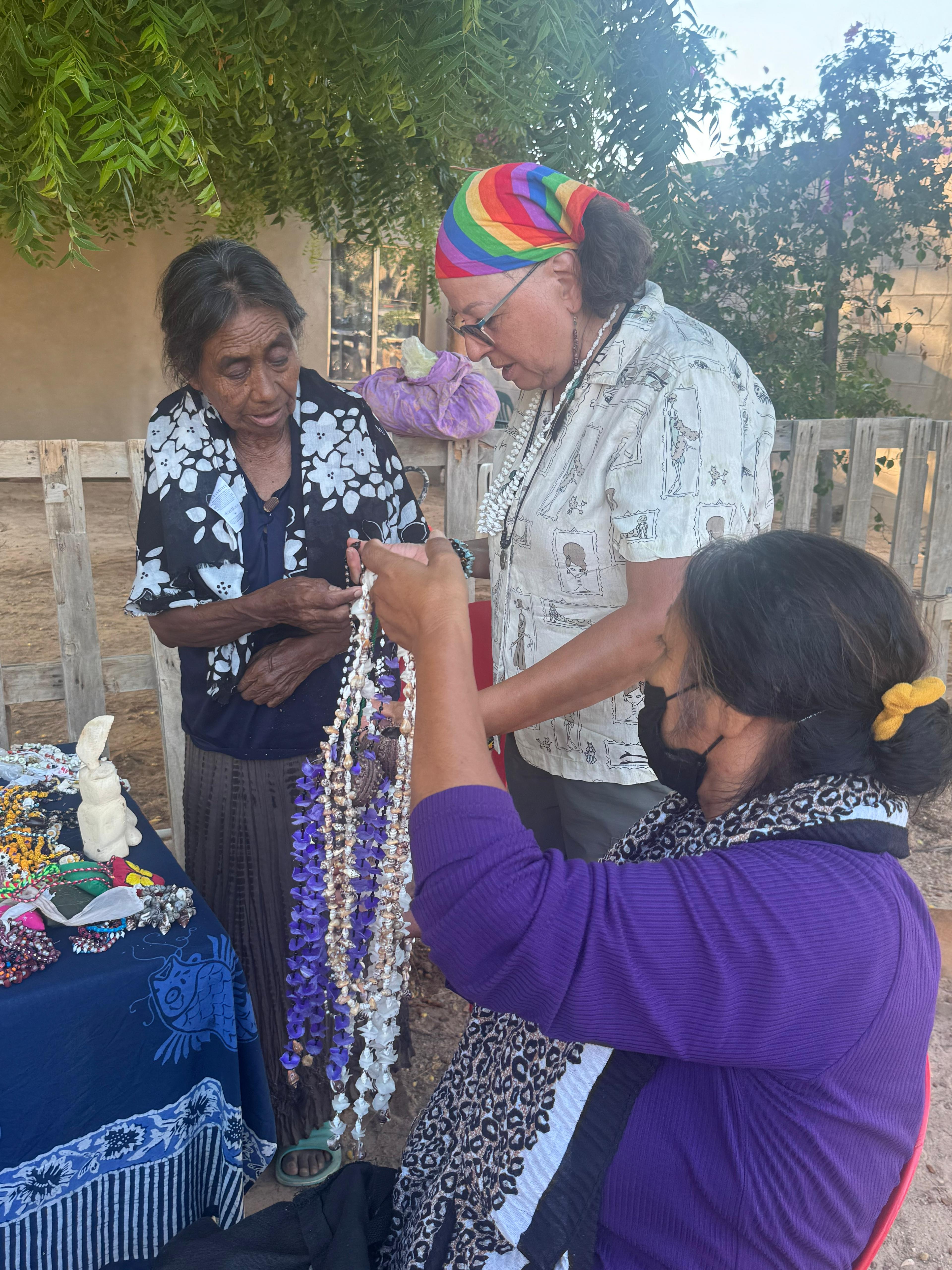 A moment from the journey with the Comcaac in Sonora