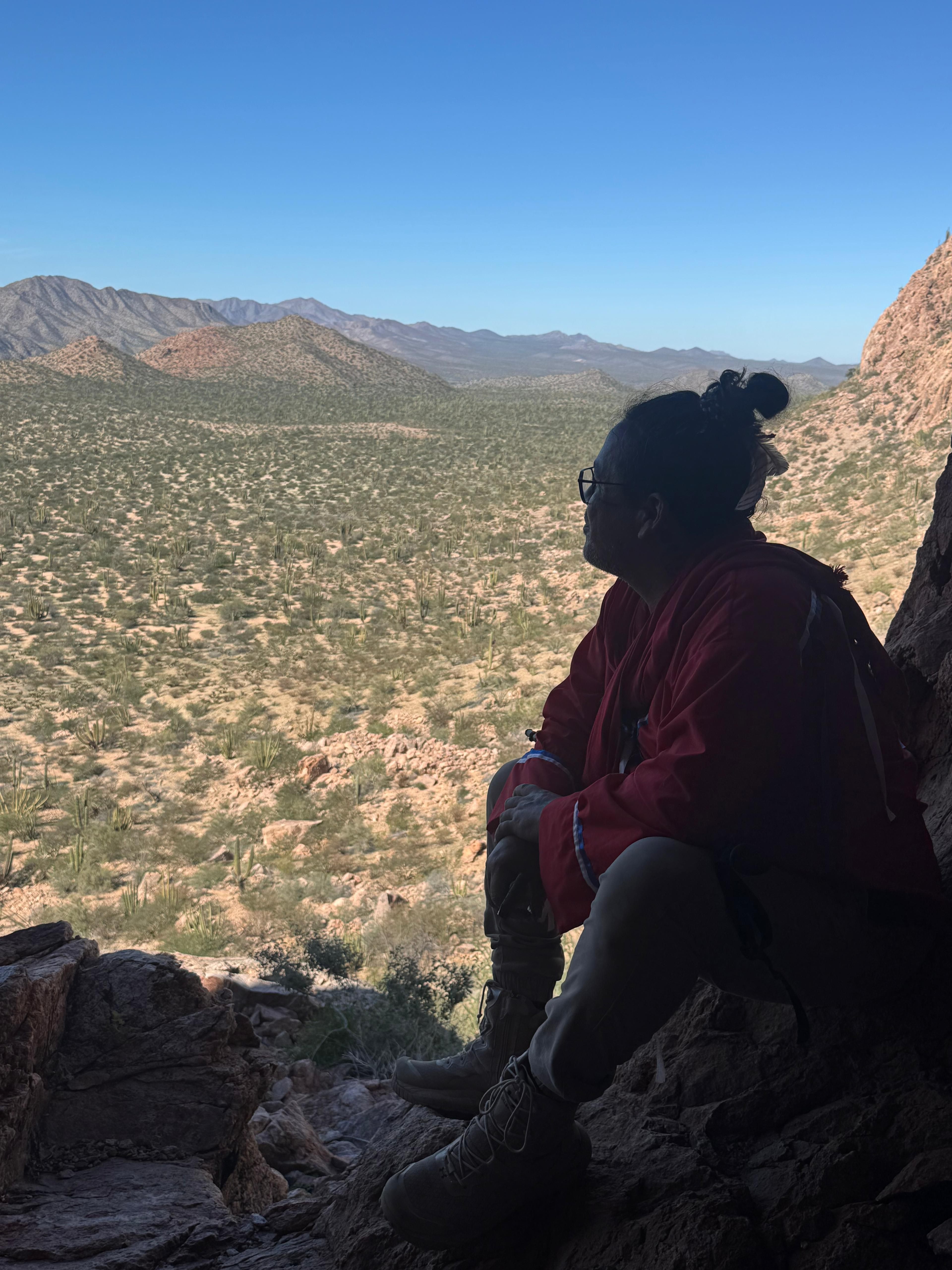 A moment from the journey with the Comcaac in Sonora