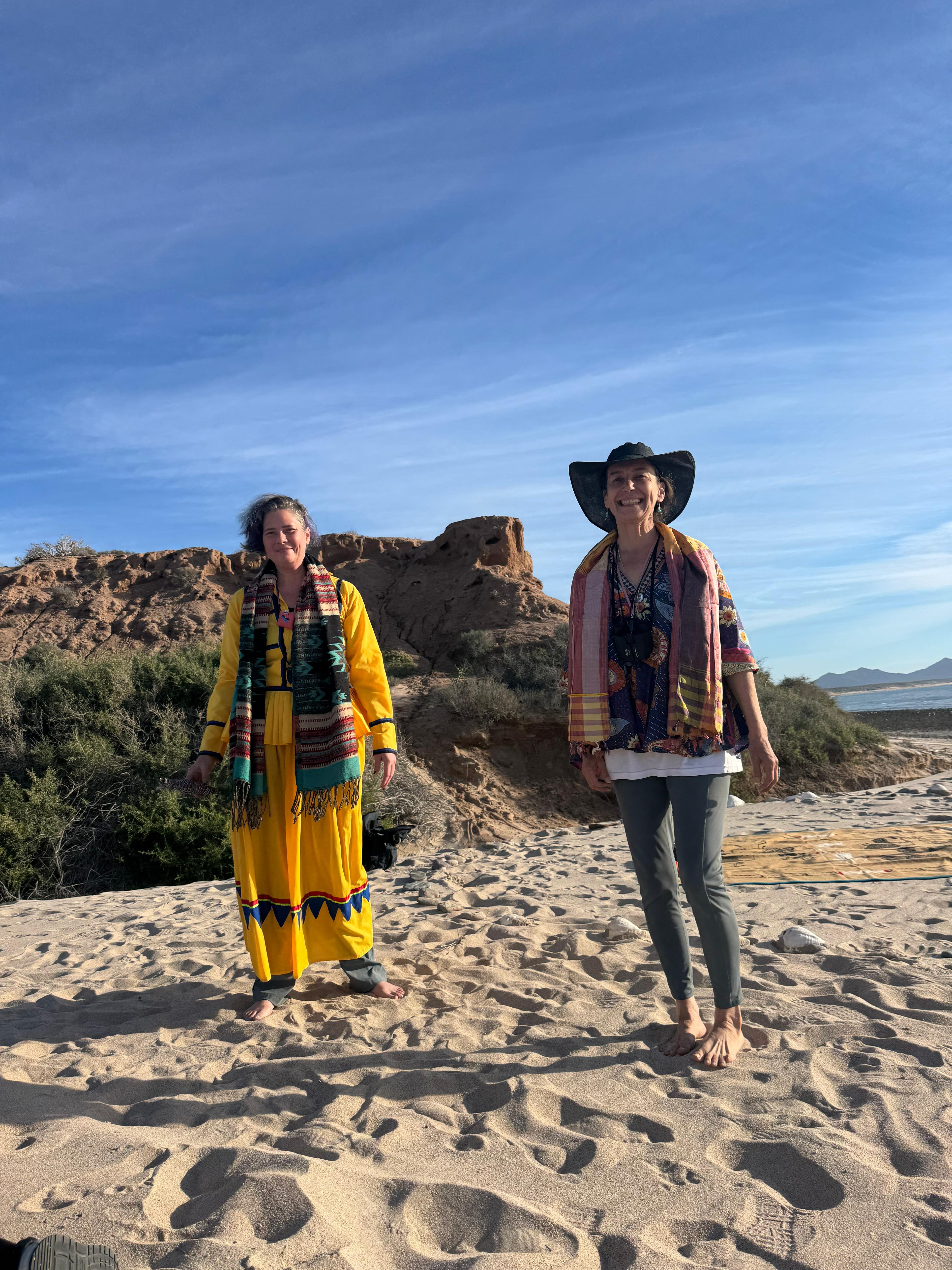 A moment from the journey with the Comcaac in Sonora