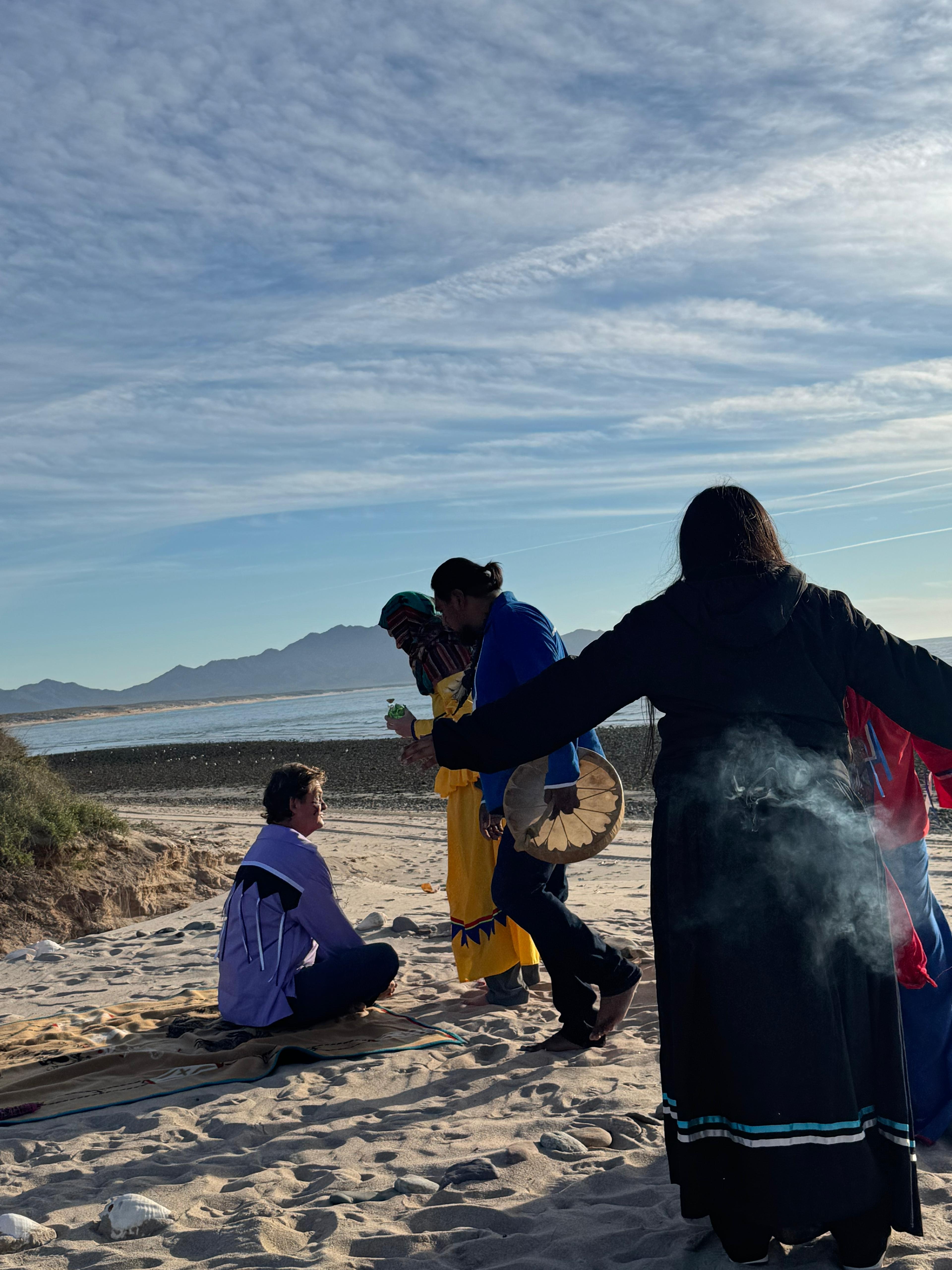 A moment from the journey with the Comcaac in Sonora