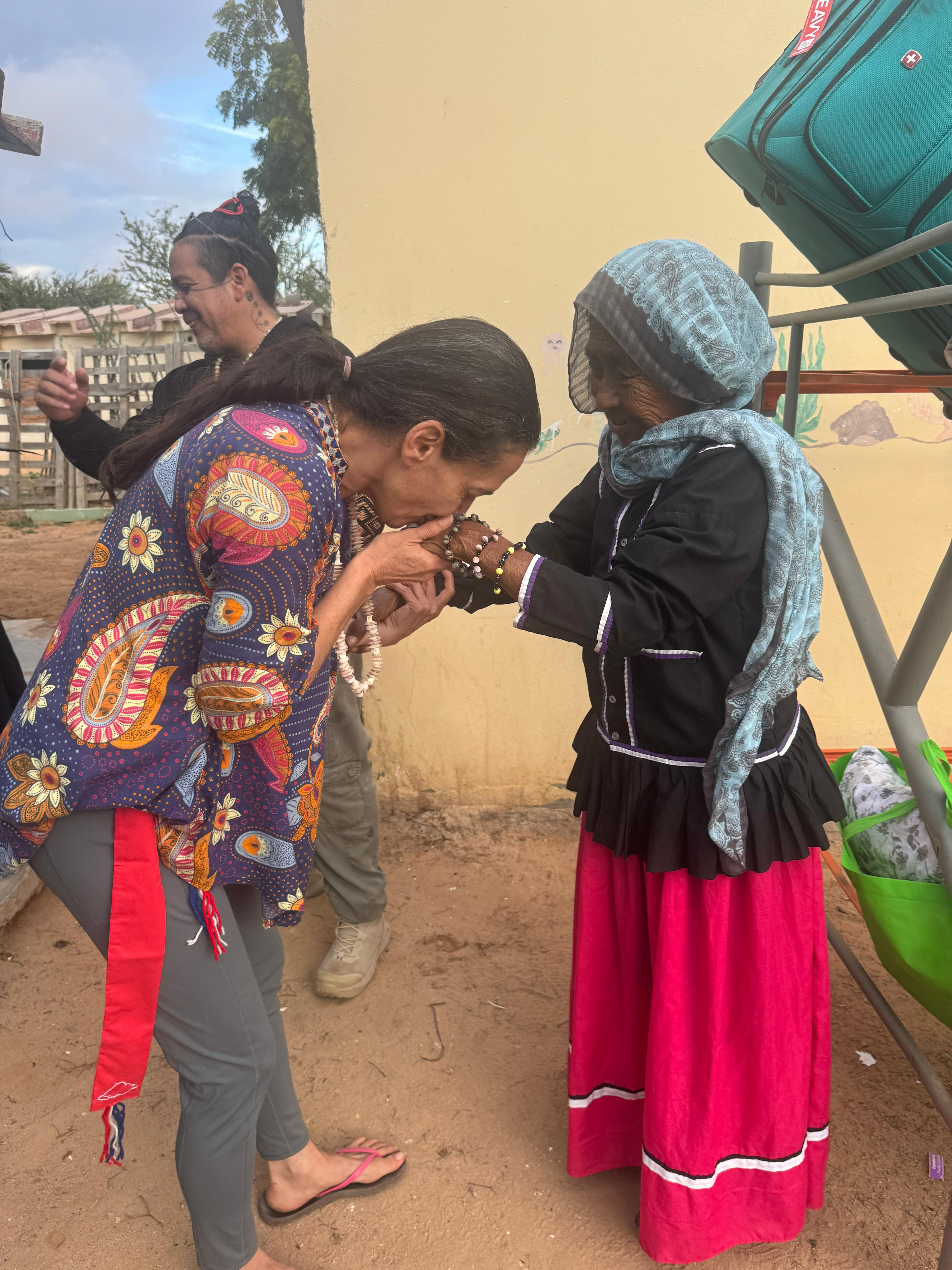 A moment from the journey with the Comcaac in Sonora
